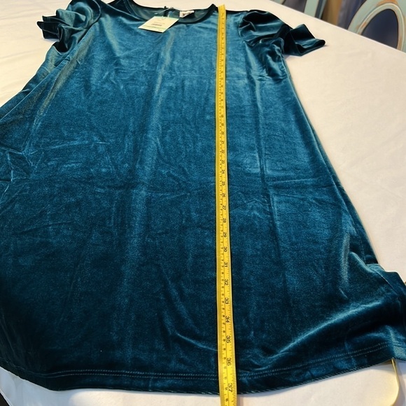ANNEKLEIN VELVET DRESS EMERALD - Picture 6 of 8